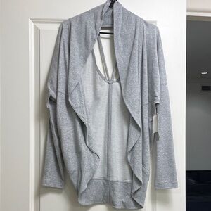 Zella Athleisure Sweater Wrap with Cutout